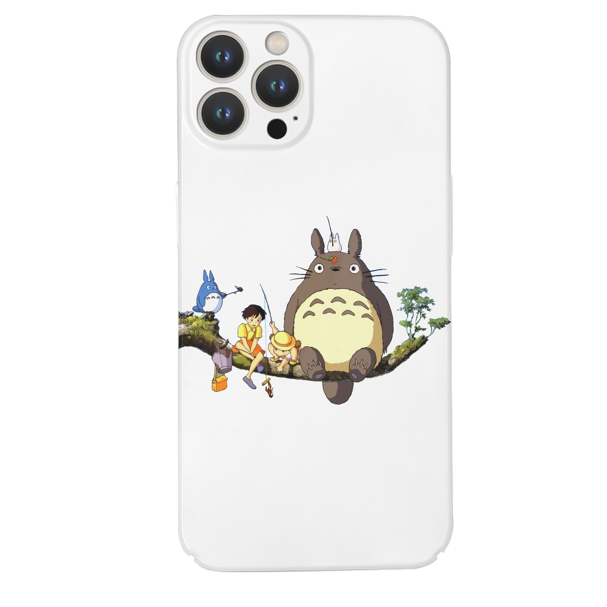 （画像用） となりのトトロ 草壁メイ 草壁サツキ My Neighbor Totoro Satsuki Kusakabe Mei Kusakabe 【iPhone 14シリーズ対応】ハードケース